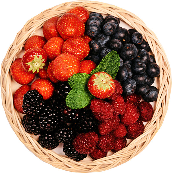 Тарелка ягодная №2, «Азбука вкуса», 4 позиции