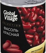 Фасоль Global Village красная в собственном соку 425мл