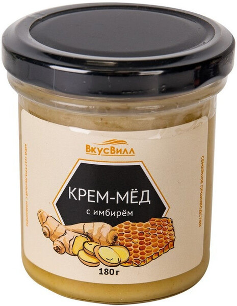 Крем-мед ВкусВилл с имбирем 180г