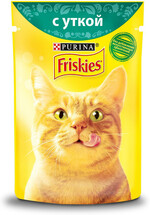 Корм для кошек FRISKIES Утка в подливе пауч 85г