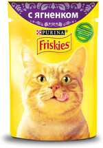 Корм для кошек FRISKIES Ягненок в подливе пауч 85г