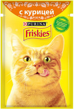 Корм для кошек FRISKIES Курица в подливе пауч 85г