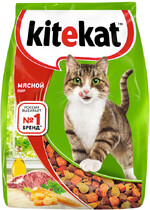 Корм для кошек KITEKAT Мясной пир сух. 1,9кг