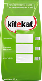 Корм для кошек KITEKAT Мясной пир сух. 15кг