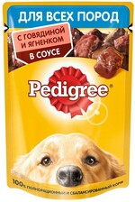 Корм для собак PEDIGREE Говядина в соусе пауч 85г
