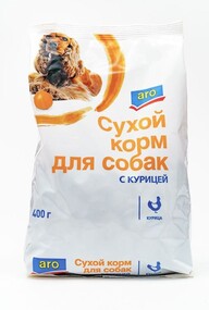 Корм сухой для собак ARO с курицей, 400 г