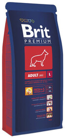 Корм Brit Premium by Nature для собак сухой с курицей 15 кг