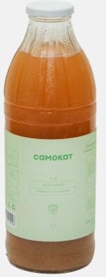 Сок Самокат яблочный, прямого отжима, 1 л