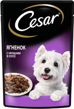 Корм консервированный для взрослых собак CESAR с ягненком и овощами, для всех пород, 85г Россия, 85 г