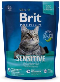 Premium Cat Sensitive корм для кошек с чувствительным пищеварением, с ягненком, 300 г