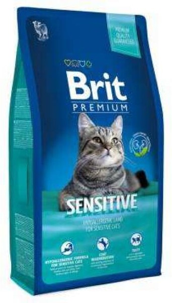 Premium Cat Sensitive корм для кошек с чувствительным пищеварением, с ягненком, 800 г
