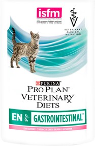 Корм консервированный для кошек PURINA PRO PLAN Veterinary Diets EN St/Ox Gastrointestinal с лососем, при расстройствах пищеварения, 85г Италия, 85 г