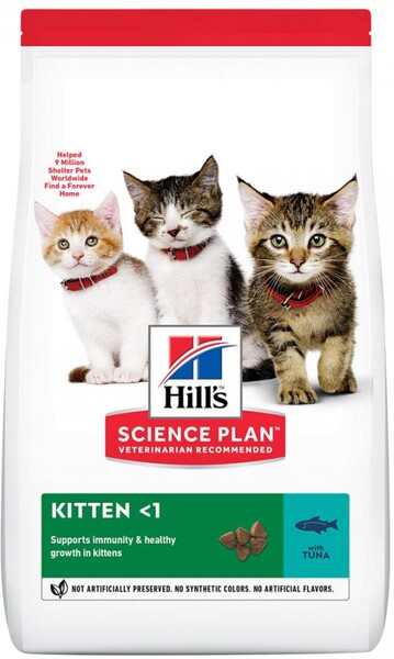 Сухой корм Hills Science Plan для котят для здорового роста и развития, с тунцом, 1,5 кг