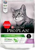 Корм сухой для взрослых кошек PURINA PRO PLAN Sterilised с индейкой, от 1 года, для стерилизованных и кастрированных, 200г Россия, 200 г