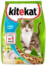 Корм для кошек KITEKAT Улов рыбака сух. 350г