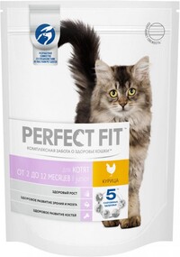 Корм для котят с курицей, Perfect Fit -190 г