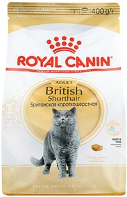 Корм для кошек ROYAL CANIN British Shorthair Adult Британская короткошёрстная, птица сух. 400г