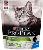Корм сухой для взрослых кошек PURINA PRO PLAN Adult Кролик, для стерилизованных и кастрированных, 400г Россия, 400 г