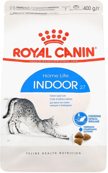 Корм для кошек ROYAL CANIN Indoor 27 для домашних сух. 400г