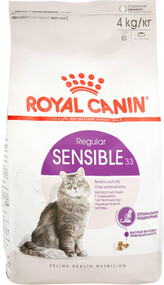 Корм для кошек ROYAL CANIN Sensible 33 при чувствительном пищеварении сух. 4кг