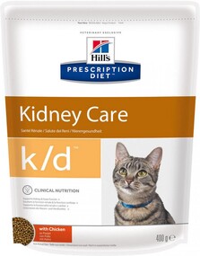 Prescription Diet k/d Kidney Care сухой корм для кошек, с курицей, 400г