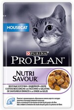 Корм консервированный для взрослых кошек PURINA PRO PLAN Nutri Savour с индейкой, вкусные кусочки в желе, для живущих дома, 85г Россия, 85 г