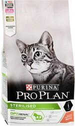 Корм сухой для взрослых кошек PURINA PRO PLAN Adult Лосось, для стерилизованных и кастрированных, 1,5кг Россия, 1,5 кг