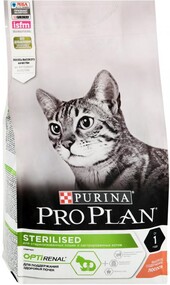 Корм сухой для взрослых кошек PURINA PRO PLAN Adult Лосось, для стерилизованных и кастрированных, 1,5кг Россия, 1,5 кг