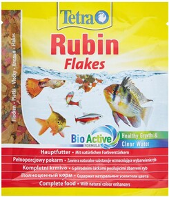 Rubin корм для рыб для окраса в хлопьях, 12 гр