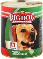 Корм влажный Зоогурман Big Dog с индейкой и белым зерном для собак 850 г