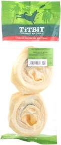 Лакомство для собак TITBIT Ухо говяжье внутреннее