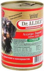 Корм влажный Dr.Alder's Алдерс Гарант мясное блюдо с рубцом для собак 400 г