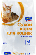 Сухой корм Aro с курицей для кошек 400 г