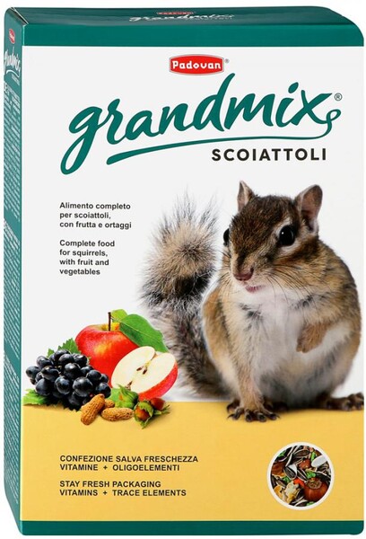 Корм для грызунов PADOVAN основной для белок бурундуков сух. 750г