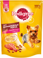 Корм для собак Pedigree для миниатюрных пород, говядина сух. 1,2кг