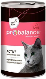 Влажный корм для кошек Probalance Active 415г