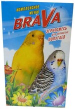 Корм для попугаев Brava зерносмесь для волнистых видов, 500 г