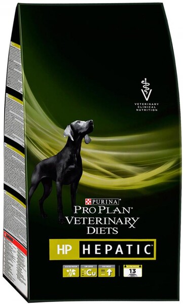 Veterinary Diets HP сухой корм для щенков и взрослых собак при хронической печеночной недостаточности, 3 кг
