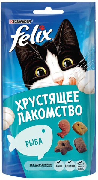 Felix Весёлая охота Корм для кошек креветки/рыба