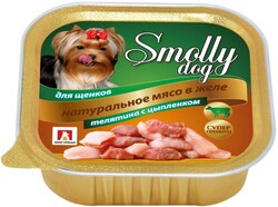 Консервы для щенков «Зоогурман» Smolly dog телятина с цыпленком, 100 г