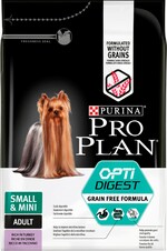 Корм для собак Pro Plan Grain Free Formula для мелких пород с индейкой 2,5 кг