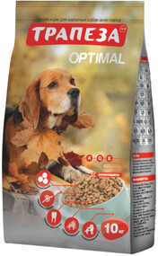 Optimal корм для собак всех пород старше 1 года, живущих в городских условиях, 10 кг
