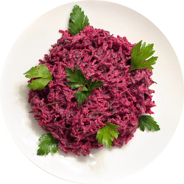 Салат из свеклы с укропом 