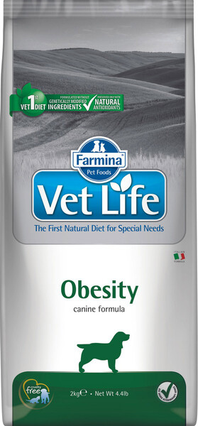 Корм для собак FARMINA Vet Life Natural Diet при ожирении сух. 2кг