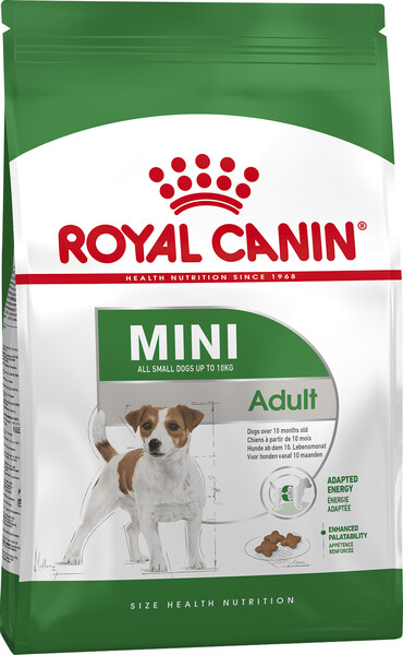 Mini Adult корм для взрослых собак малых пород с 10 месяцев до 8 лет, 800 г