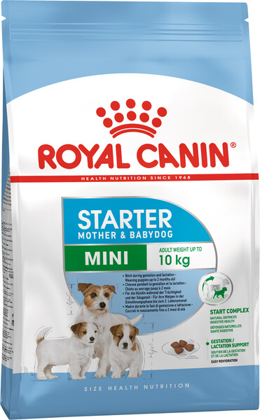 Корм для собак Royal Canin Mini Starter Mother & Babydog для щенков до 2х месяцев беременных и кормящих сук 1 кг