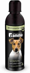 Шампунь для собак и щенков Gamma антипаразитарный с экстрактом трав 250мл