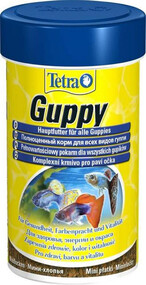 Guppy MiniFlakes корм для живородящих рыб и гуппи мини-хлопья, 250 мл
