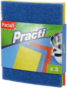 Губки абразивные Paclan 150x125x20 мм 3 штуки в упаковке