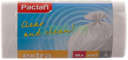 Мешки мусорные Paclan Еxtra 18 л 50 шт
